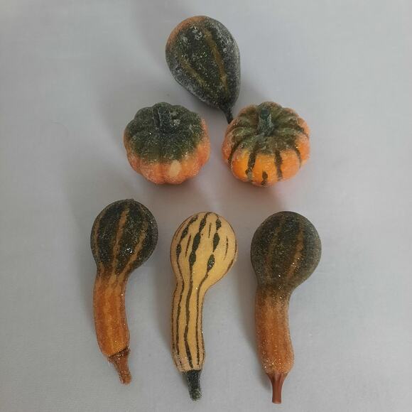 Vintage Cornucopia Horn of Plenty with Sugared Faux Fruit - Picture 6 of 6